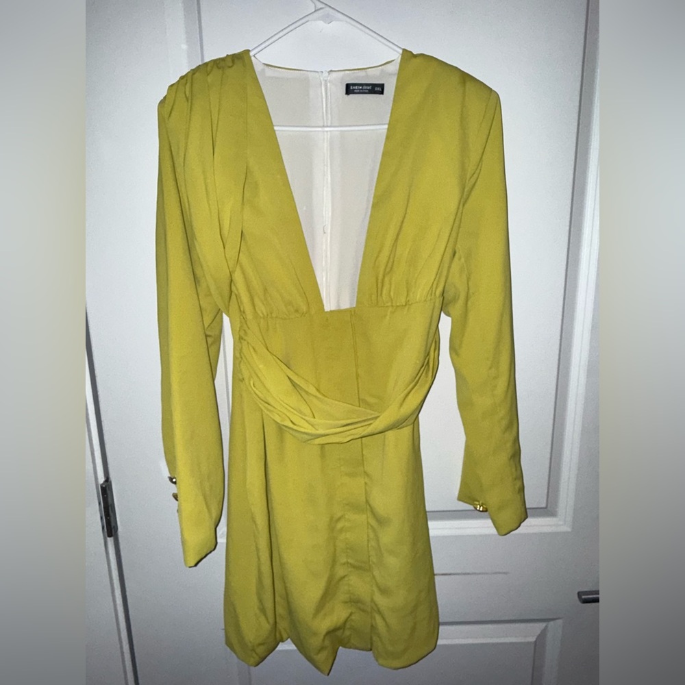 SHEIN Curve Lime Green Dress